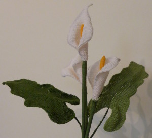 calla all'uncinetto